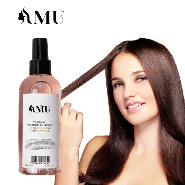 Wholesale Private Label Hair Heat Protectant Spray Hair Shine Keratin Spray For All Types hair