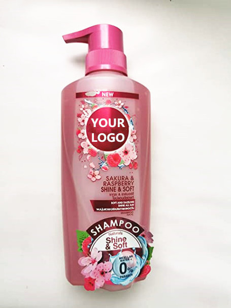 OEM vegan shampoo japan cherry blossom hair shampoo raspberry dandruff remover sakura hair shampoo