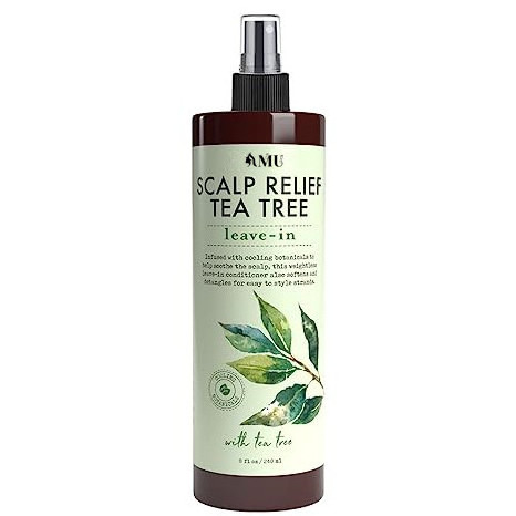 Custom logo hair care scalp treatment product  nourishes moisturize itchy scalp relief tea tree leave-in conditioner spray