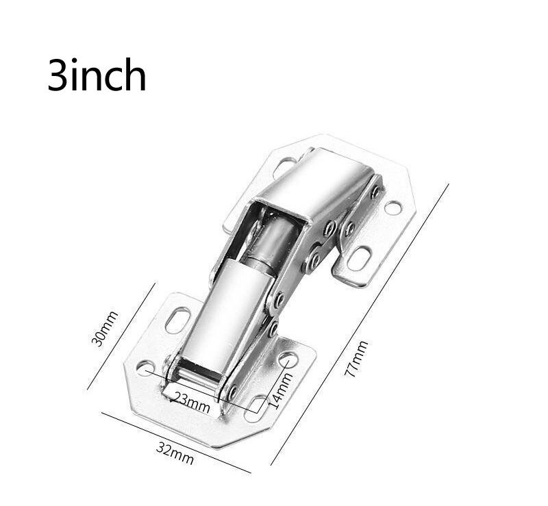 High quality 90 Degree 4 inch 3 inch Special Hydraulic hinges Furniture Hardware Wardrobe Cabinet Frog Hinge