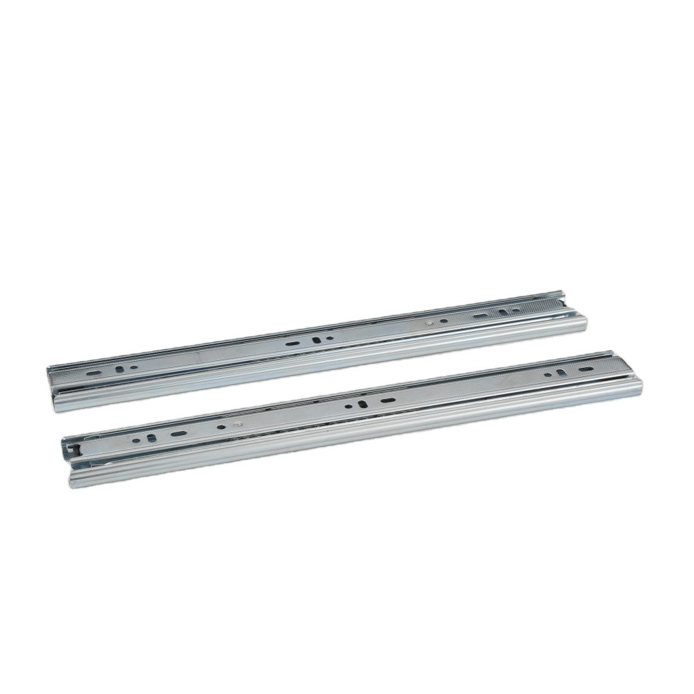 Wholesale 3 Fold Ball Bearing Soft Close Drawer Slide Rails 10inch-24inch Minimalist Drawer Slides Kitchen Channel in China CE