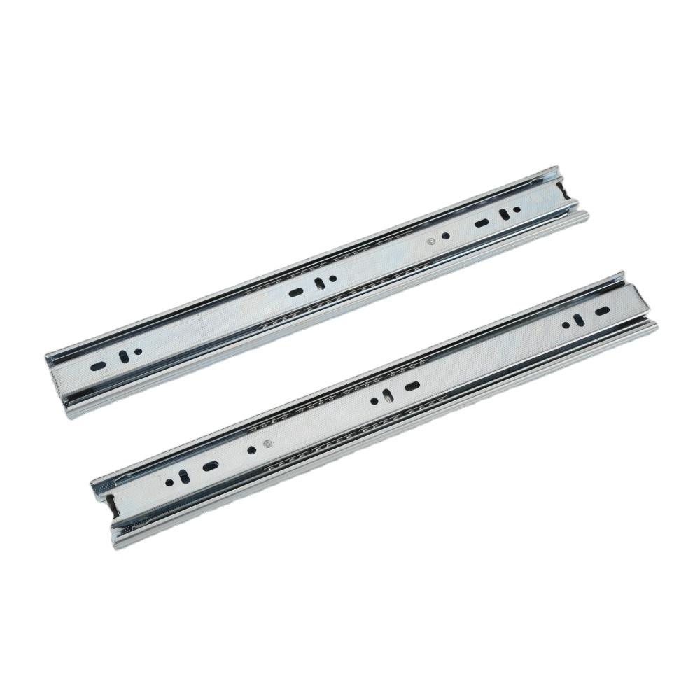 Wholesale 3 Fold Ball Bearing Soft Close Drawer Slide Rails 10inch-24inch Minimalist Drawer Slides Kitchen Channel in China CE