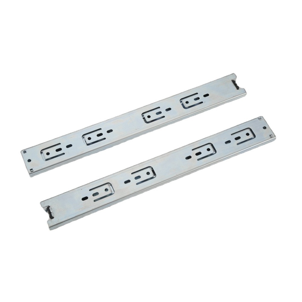 Wholesale 3 Fold Ball Bearing Soft Close Drawer Slide Rails 10inch-24inch Minimalist Drawer Slides Kitchen Channel in China CE