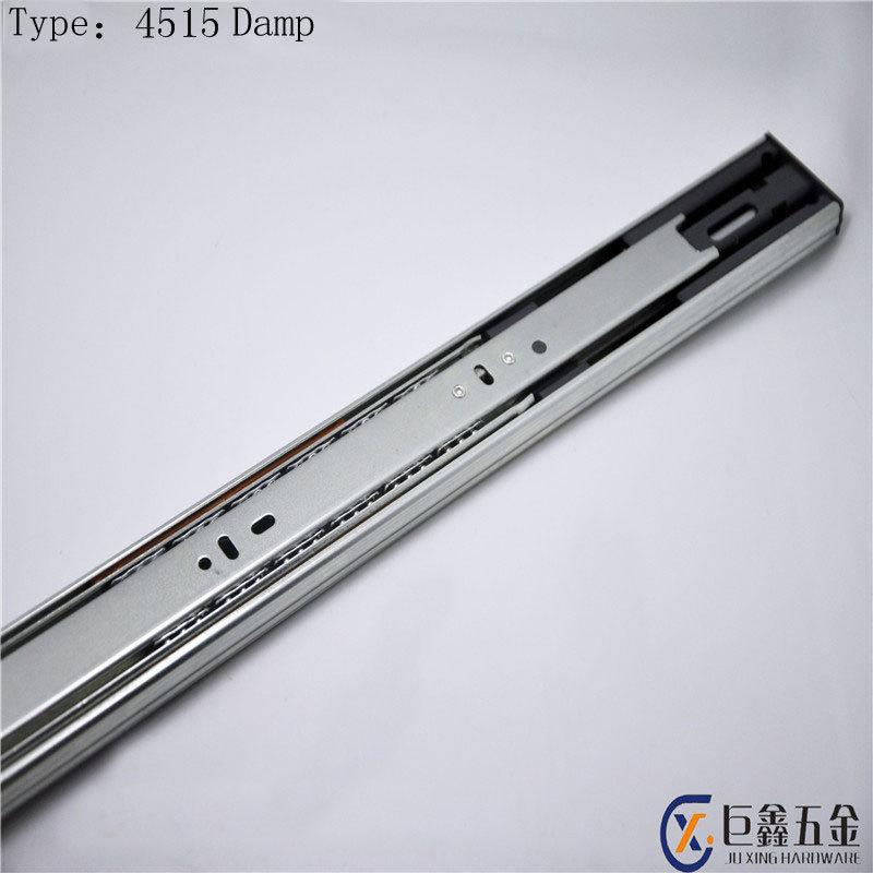 Slider Soft Close Drawer Slide Drawer Slides 71g/inch 1.5mm Triple Extension Drawer Slide Modern 20 Kitchen Products Buffer