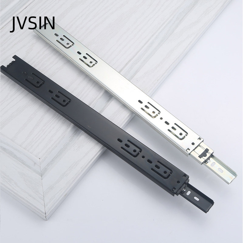 JVSIN Drawer Slides kitchen cabinet rail soft close table sliding rail heavy duty drawer slide Drawer Rollers parts Cabinet