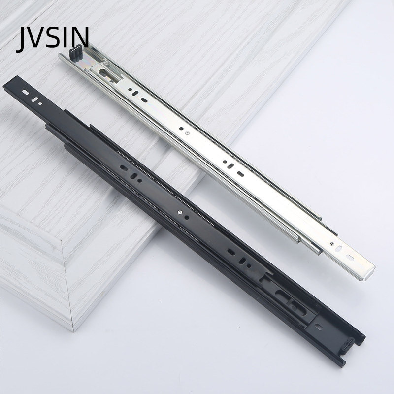 JVSIN Drawer Slides kitchen cabinet rail soft close table sliding rail heavy duty drawer slide Drawer Rollers parts Cabinet