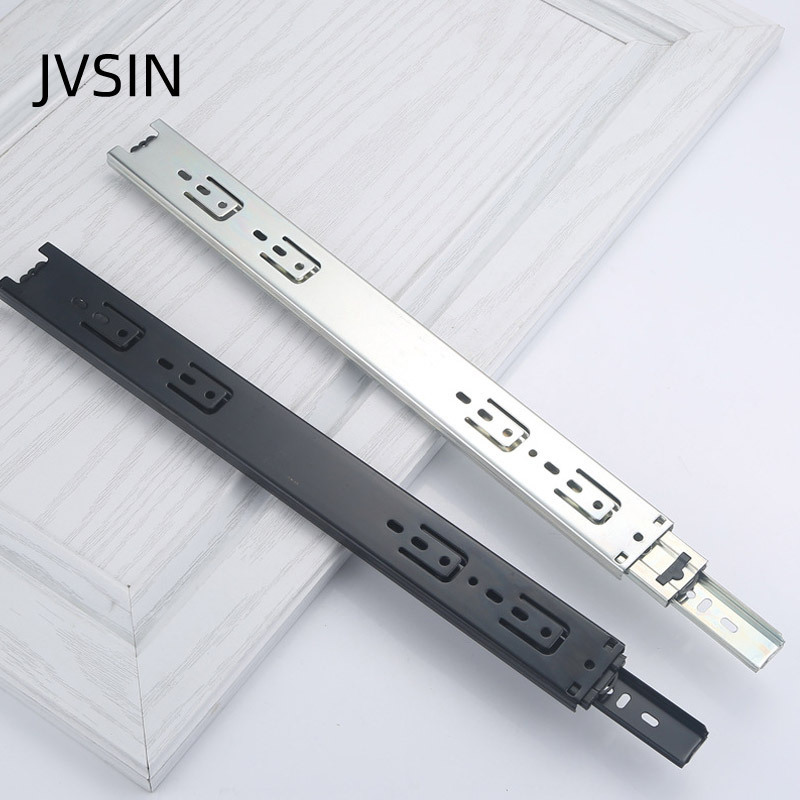 JVSIN Drawer Slides kitchen cabinet rail soft close table sliding rail heavy duty drawer slide Drawer Rollers parts Cabinet