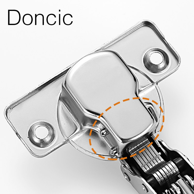 Doncic Double forging force Hydraulic soft hinge close for Internal External Doors furniture hinges hydraulic door closer hinge