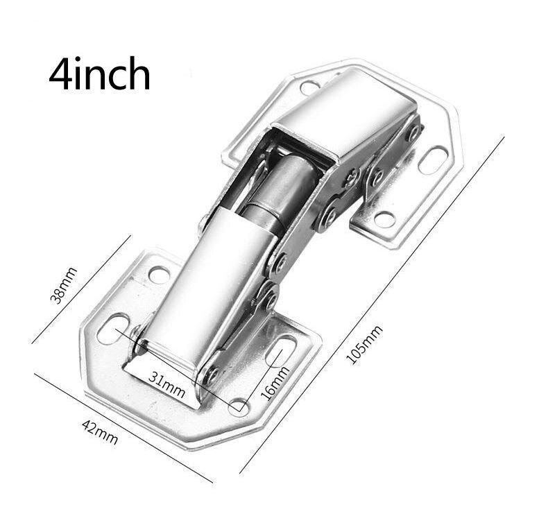 High quality 90 Degree 4 inch 3 inch Special Hydraulic hinges Furniture Hardware Wardrobe Cabinet Frog Hinge