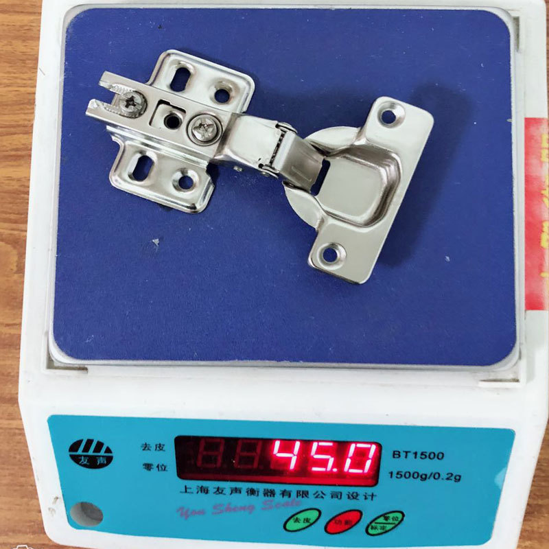 261 45G Manufacture Furniture Hardware Cabinet Hinges 45g Drawer Hinge Undermount Drawer Slide Factory Direct Sales Iron 50