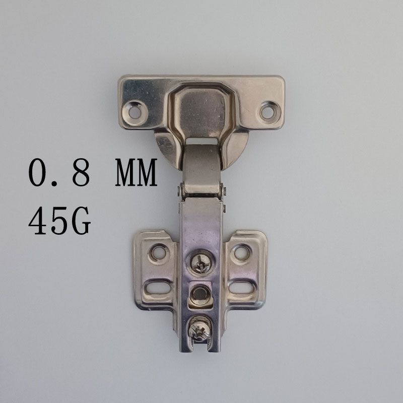 261 45G Manufacture Furniture Hardware Cabinet Hinges 45g Drawer Hinge Undermount Drawer Slide Factory Direct Sales Iron 50