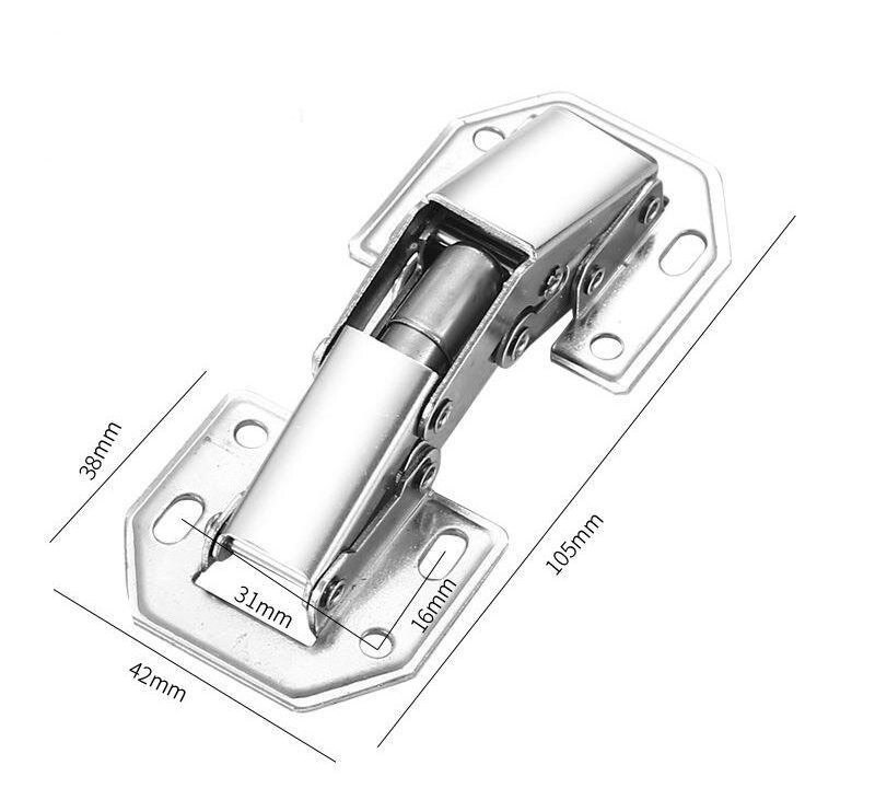 High quality 90 Degree 4 inch 3 inch Special Hydraulic hinges Furniture Hardware Wardrobe Cabinet Frog Hinge