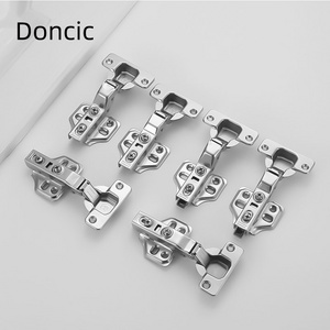 Doncic hinges kitchen accessories wardrobe bedroom iron door furniture hinges soft close buffer hinges hardware