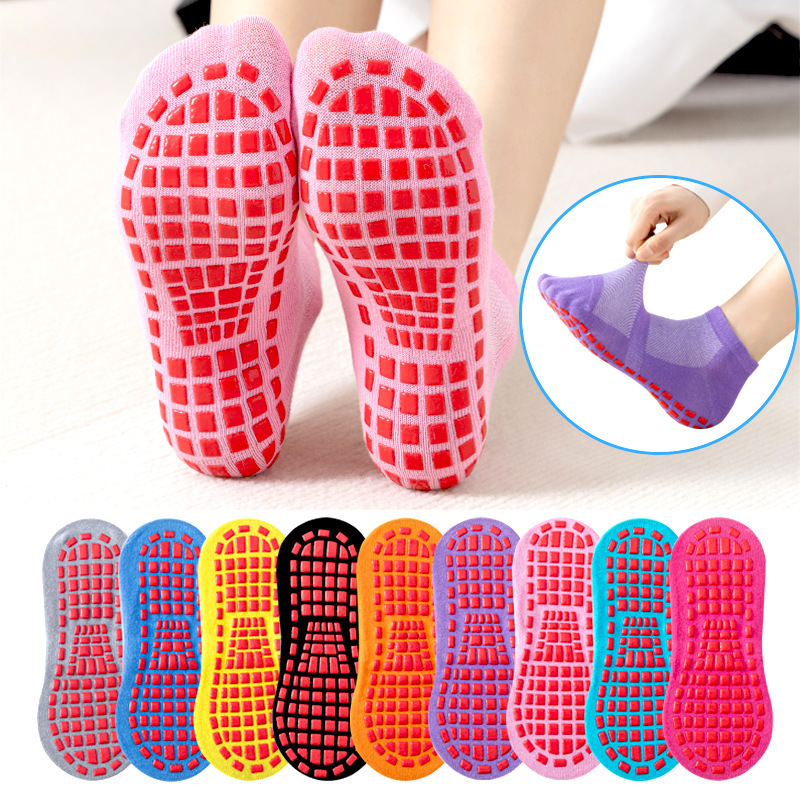 Professional yoga point glue non slip floor socks adult children fitness yoga pilates grip ankle anti-slip socks