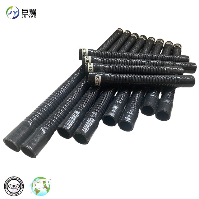 Fluorine Silicone Fuel Hose Steel Reinforced Silicone Flexible Corrugated Rubber Hose