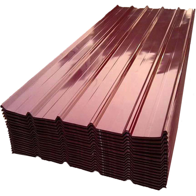 0.5mm  industrial trapezoidal roof sheet antu rust size of zinc  roofing sheet price per ton ibr roof sheeting prices