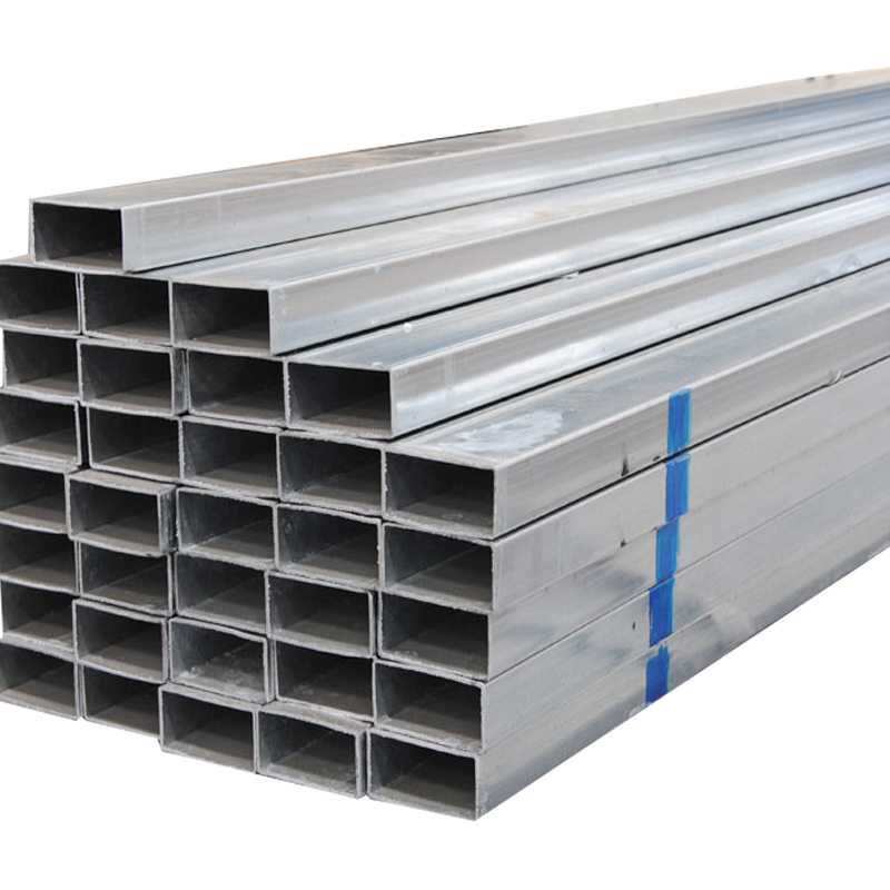 Structural Sections Galvanized Square Carbon Steel Pipe steal pipes Tube High quality galvanized square tube