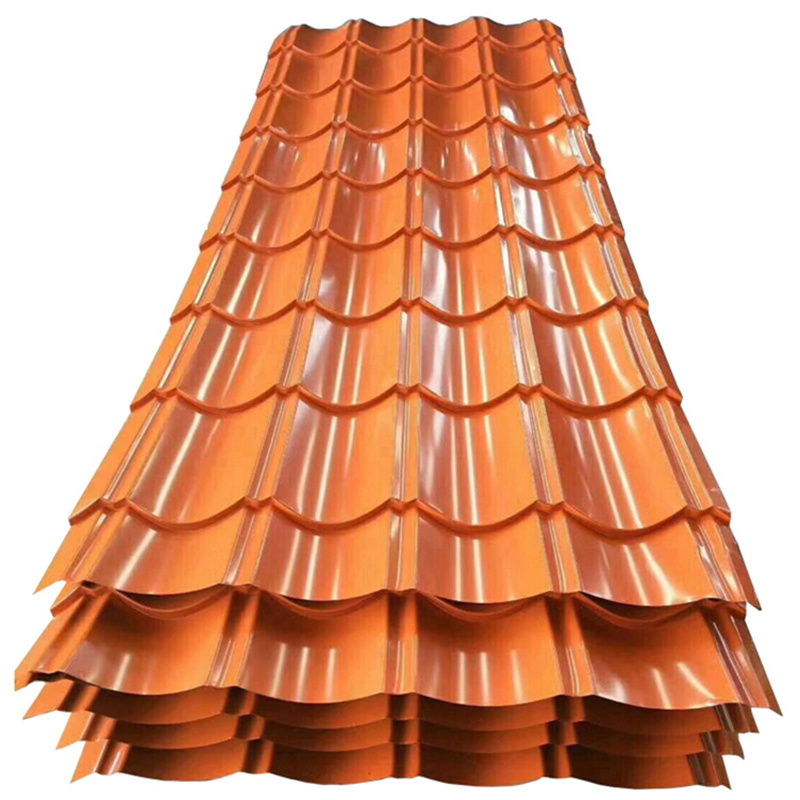 0.5mm  industrial trapezoidal roof sheet antu rust size of zinc  roofing sheet price per ton ibr roof sheeting prices