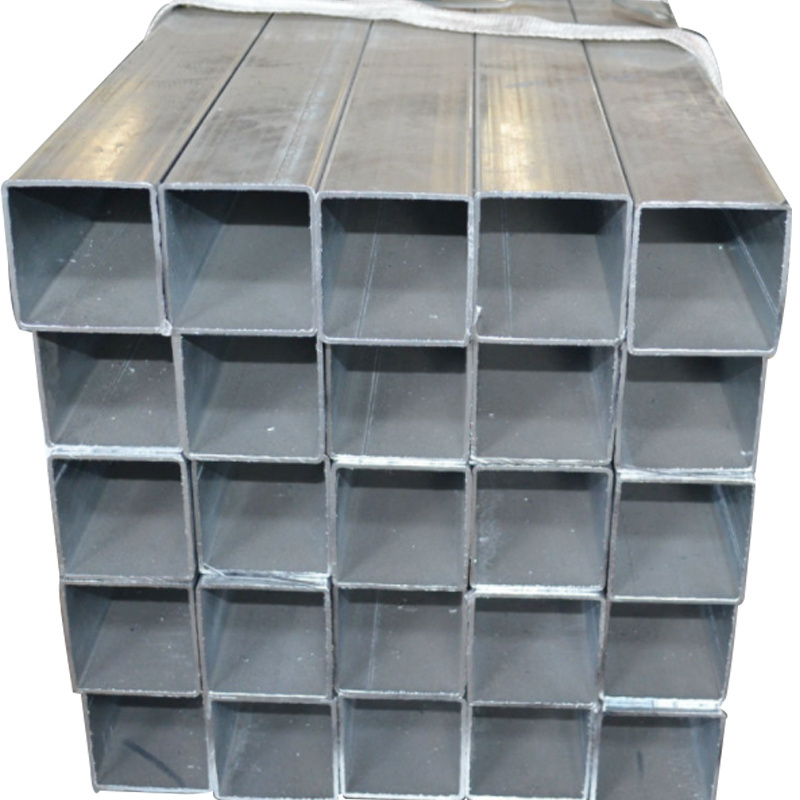 Structural Sections Galvanized Square Carbon Steel Pipe steal pipes Tube High quality galvanized square tube