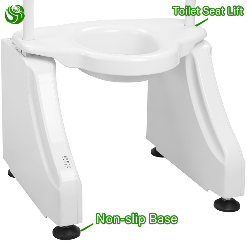 Juyi Automatic Toilet Seat Lift Multifunctional Toilet Lift Raised Toilet Seat With Handle