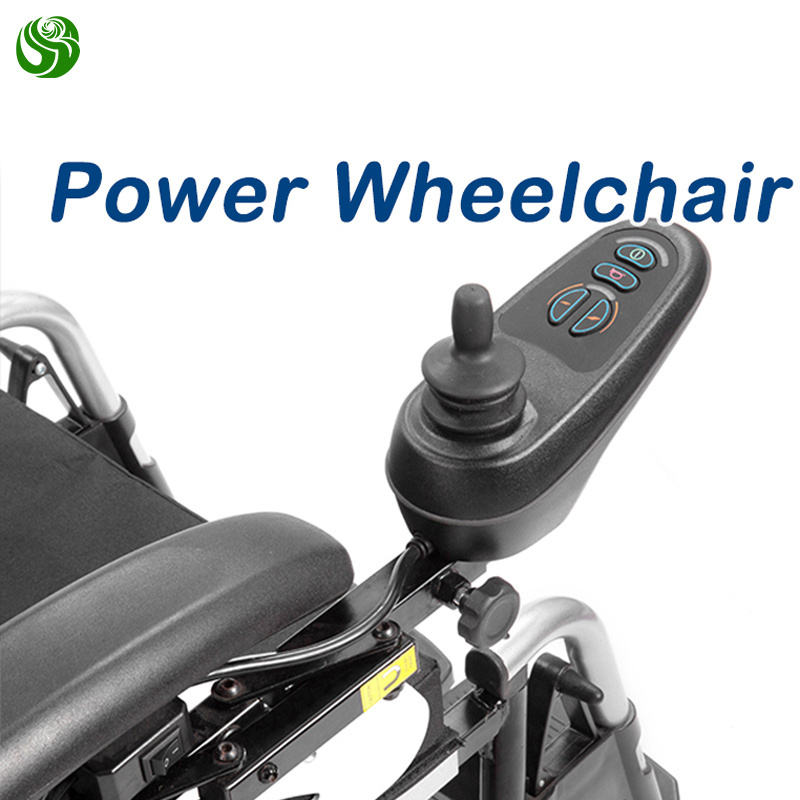 Juyi Power Wheelchair Motor Electric Wheelchair WIth Safety Lamp For Disabled