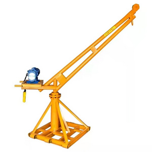 Factory Sale Full set 20m 500kg Mini Lifting Crane Swing Arm Hoist Frame