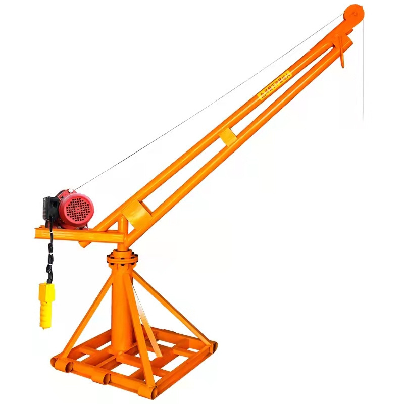 Factory Sale Full set 20m 500kg Mini Lifting Crane Swing Arm Hoist Frame