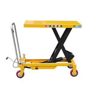 200kg hand hydraulic lift table trolley / hydraulic platform truck