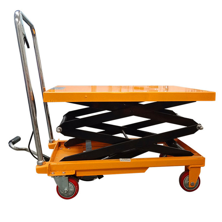 200kg hand hydraulic lift table trolley / hydraulic platform truck