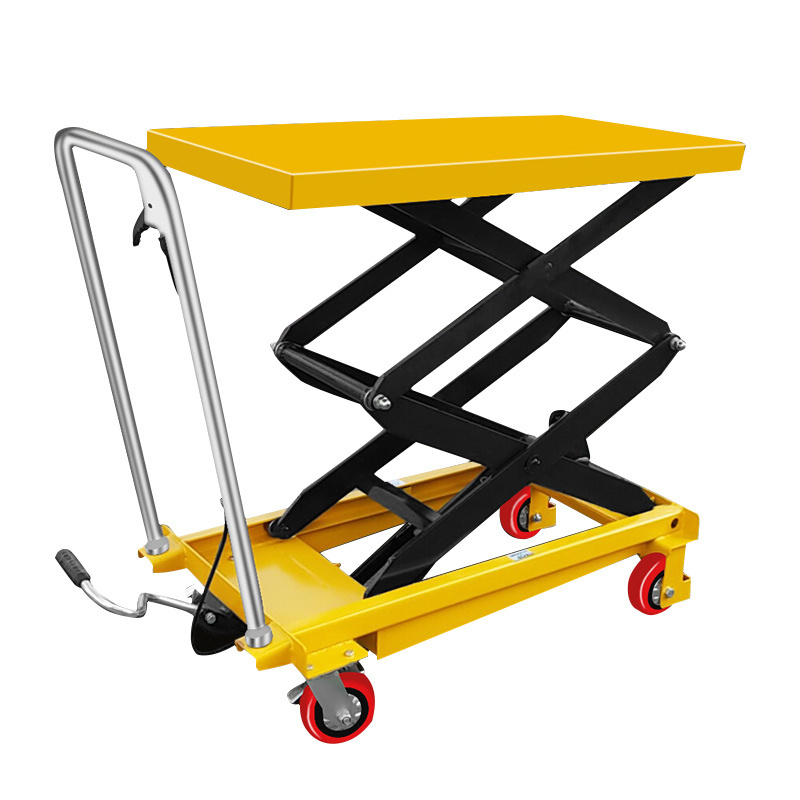 200kg hand hydraulic lift table trolley / hydraulic platform truck