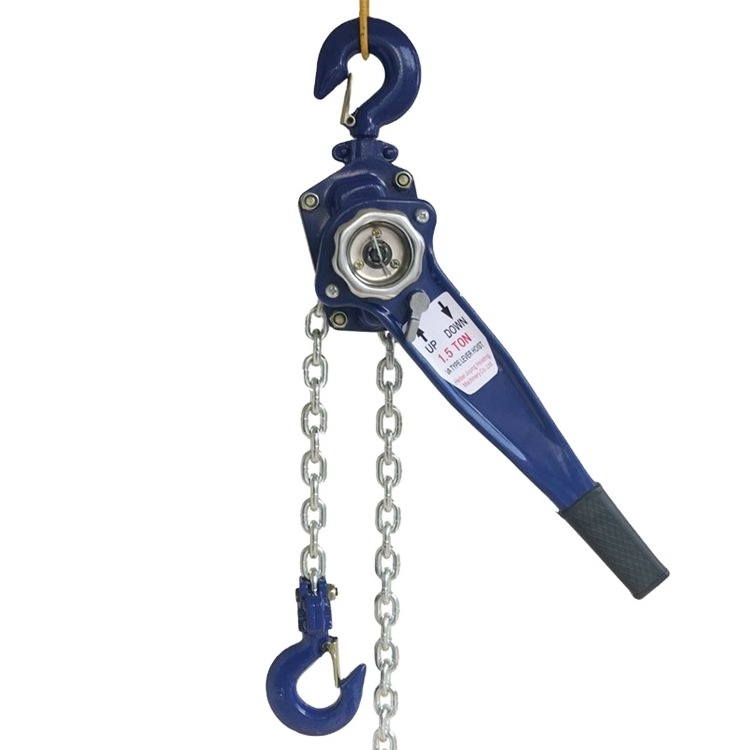 Retail blue color manual Lever Lifting Hoist ratchet lever hoist/lever block