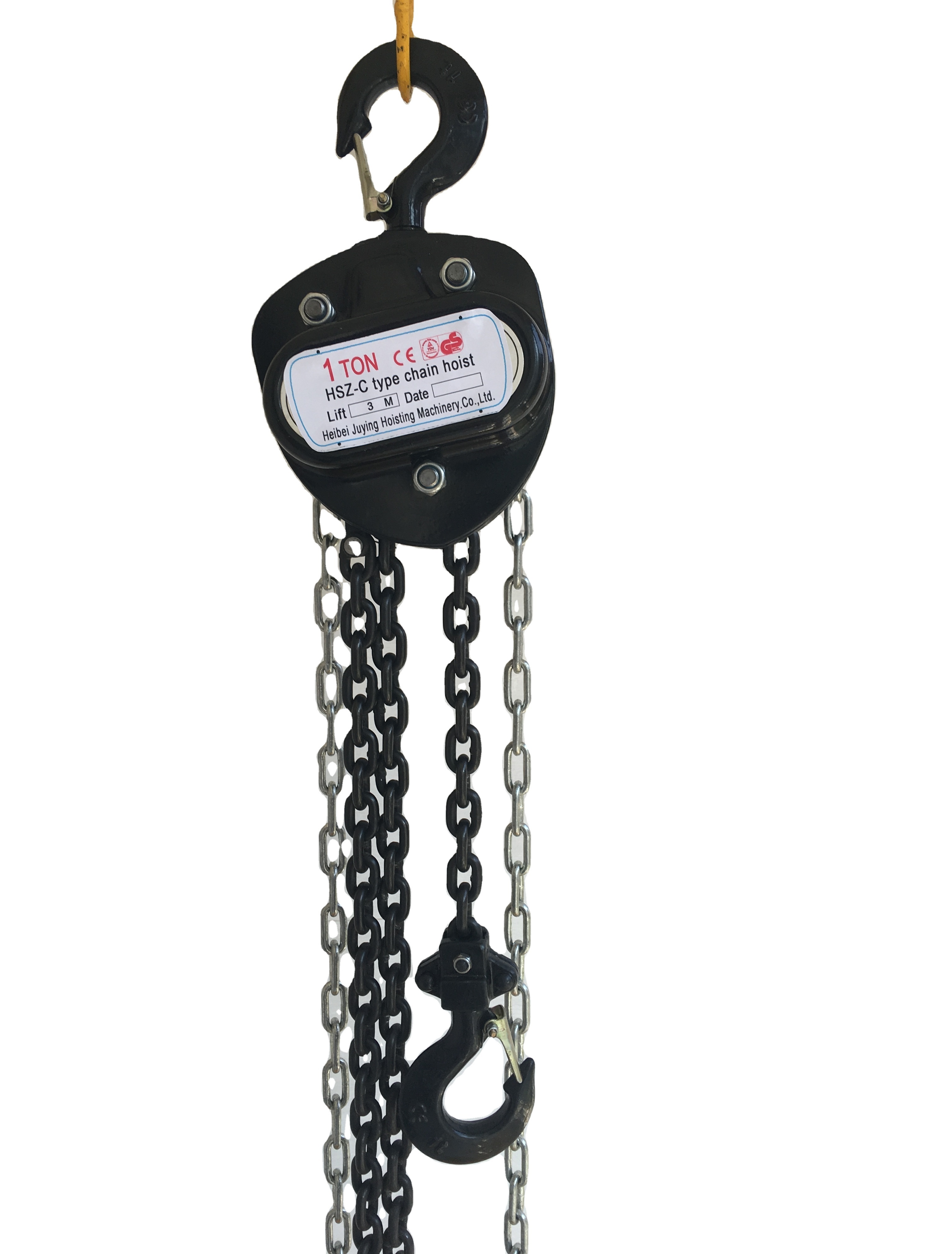 Nitchi length 1m to 12m 100 kg 250 kg 2t manual operated chain hoist block