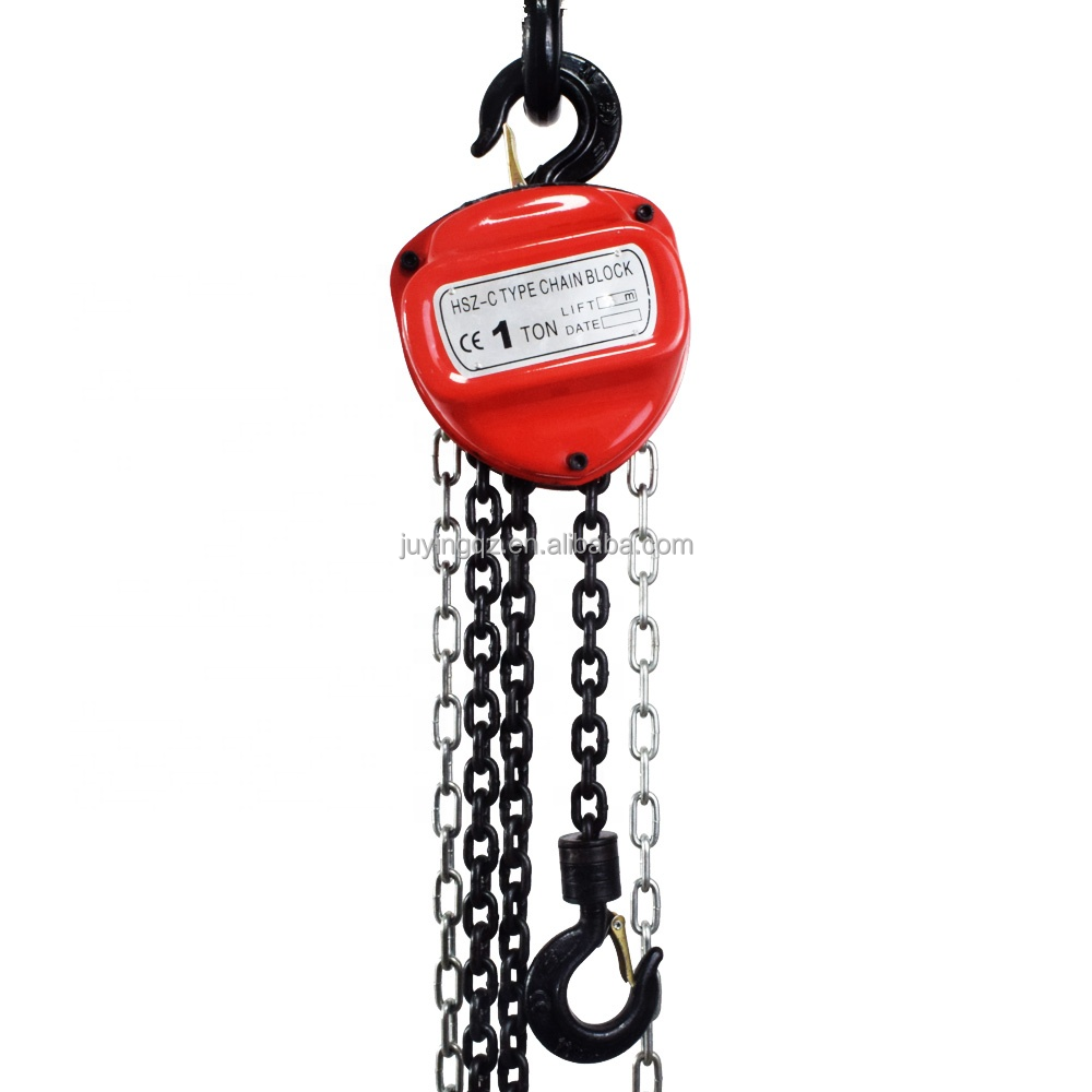 Nitchi length 1m to 12m 100 kg 250 kg 2t manual operated chain hoist block