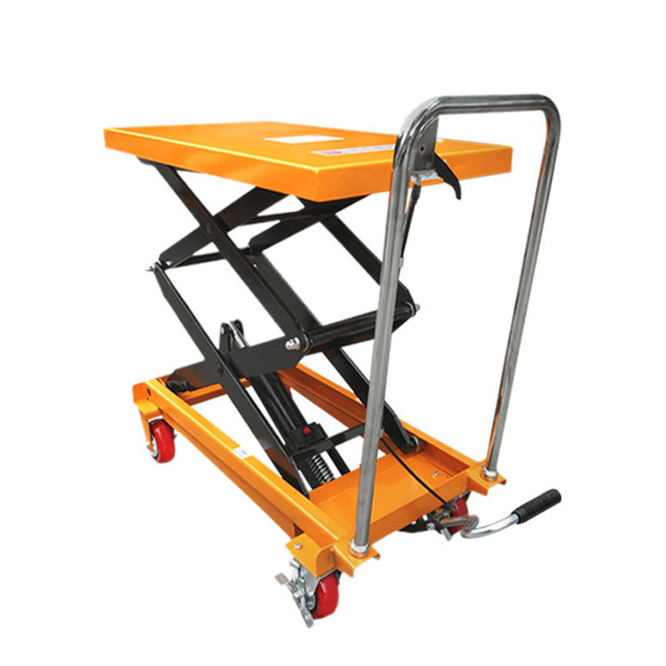 200kg hand hydraulic lift table trolley / hydraulic platform truck