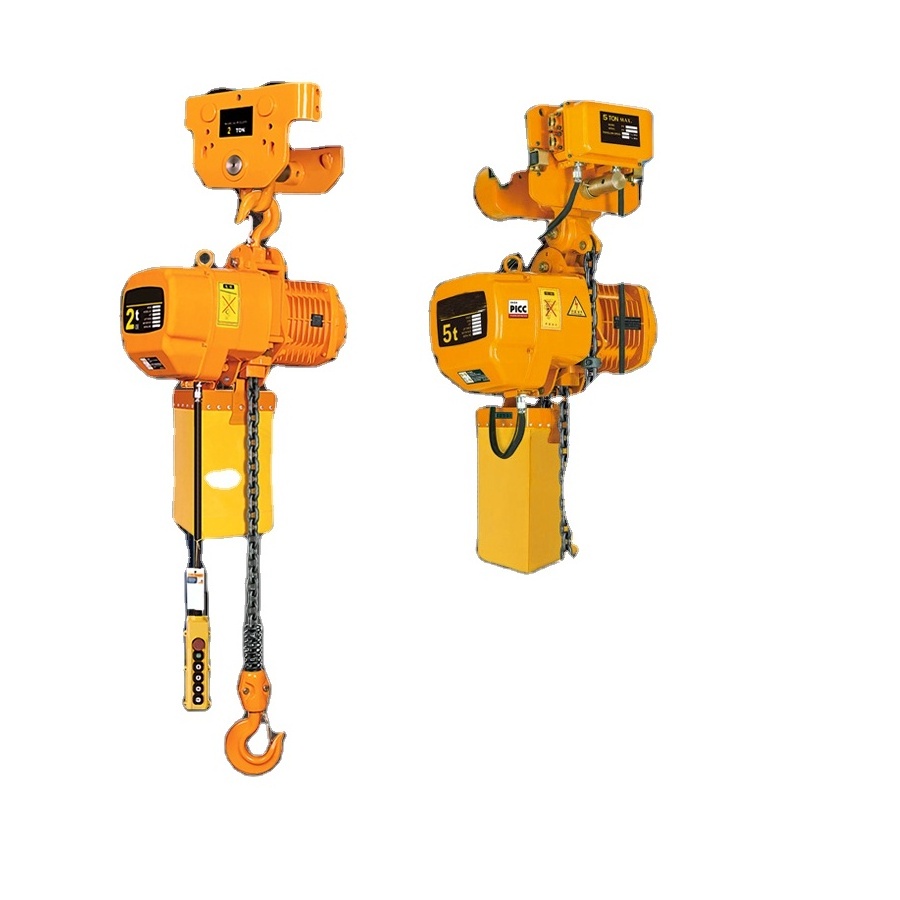 Juying crane 380v220v  HHBB Heavy Duty 3 ton electric chain hoist with trolley