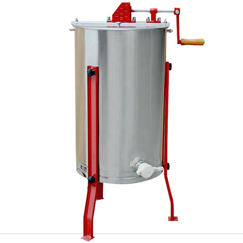 Used Vevor Electric 4 Frame Stainless Ste Universal Valva for Honey Vertical Valves Layens Wax Melting Pot Honey Extractor