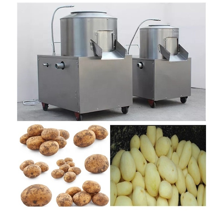 High Performance Potato Peeler And Slicer Taro Peeler And Chipper Potato Peeling And Slicing Machine