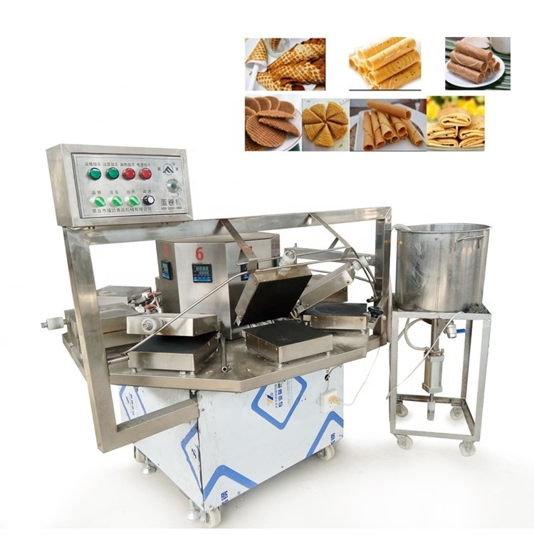 Factory best price hot sale Egg roll wafer stick ice cream cone maker / Egg Roll Waffle Stick Making Machine With Gas Heating