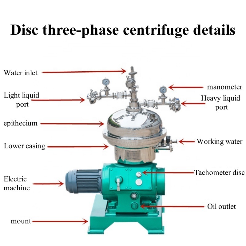 continuous table top dehydrator industrial laboratory honey juice olive oil separator decanter centrifuges machine