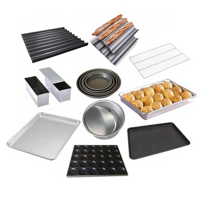 Hot Sale Bread Tin Pizza Cake Baking Dishes Pan Non Stick Carbon Stainless Steel Aluminum Baking Tray