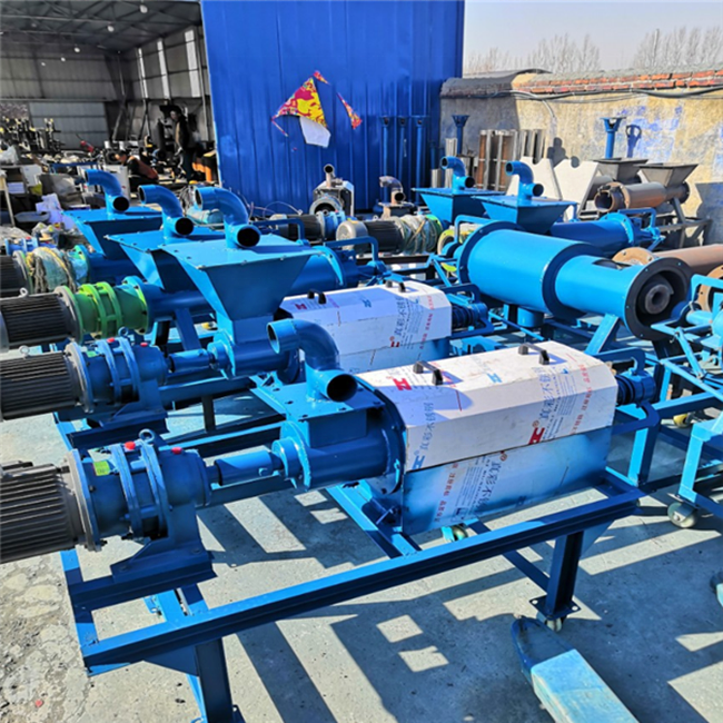 Extrusion Animal Chicken Manure Cow Dung Squeeze Manure Dryer Dewatering Machine