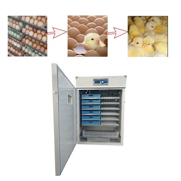 2022 Hot Sales Fully Automatic Incubator Chicks Hatching Machine For 1584 Eggs