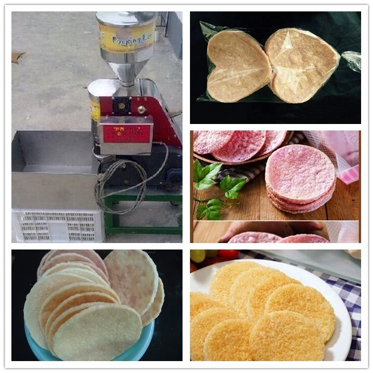 Automatic rice cracker machine / fried chips making machine / rice cakes machine