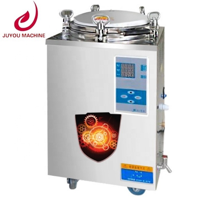 surgical dry heat vacuum autoclave 40 liters jar milk dish sterilizing cabinet machine canning food products equipment