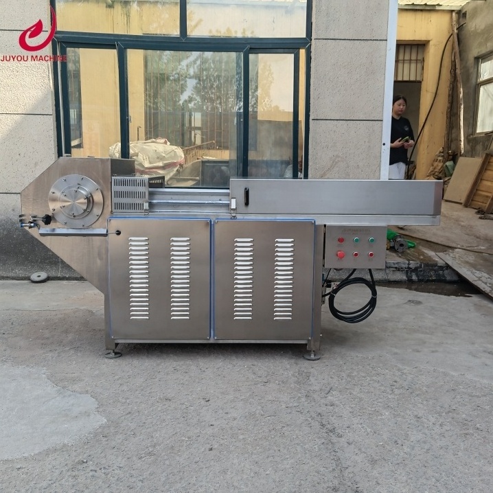 JUYOU Industrial Stainless Steel Frozen Meat Cutting Machine Chicken Frozen Block Meat Cutter Slicer Frozen Meat Crusher