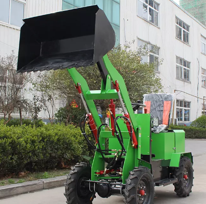 Factory direct supply 4 wheel drive skid steer electric mini loader