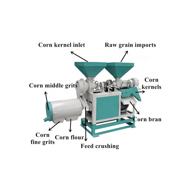 Commercial Mill For Grinding Corn Electric Corn Flour Milling Machine Maize Grits Making Machine