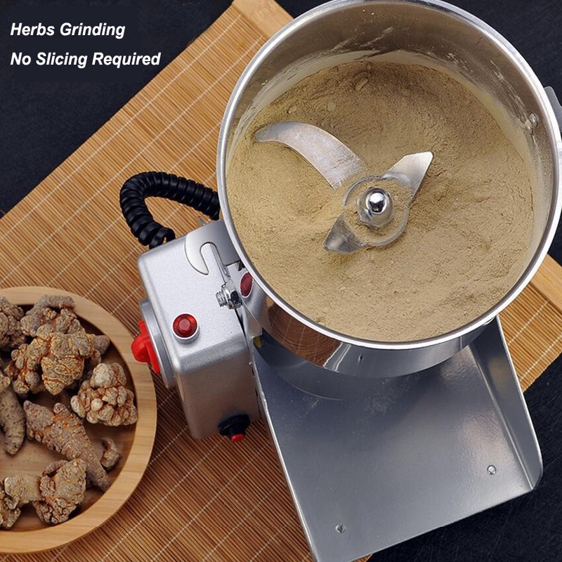 2000g stainless Steel Electric grain mill grinder Chili rice Spice Grinding grinder