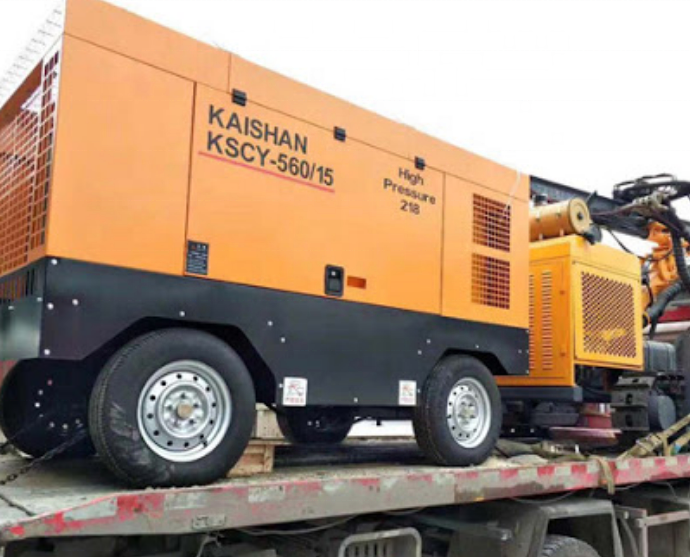 KSCY series KSCY550-13 diesel engine portable screw air compressor