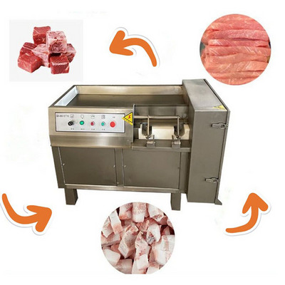 commercial meat dicer machine/frozen meat dice cutting machine/chicken beef pork cube cutter